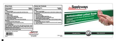 Label (14104 Supplyways Antimicrobial Lotion Soap1024 1)